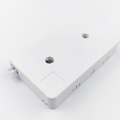 ABS 2 Cores LC UPC Plastic Fiber Optic Faceplate Socket Panel for Indoor FTTH Network