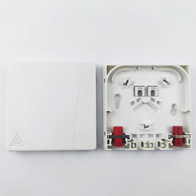 5 2 Cores FC UPC Plastic Fiber Optic Faceplate Socket Panel for Network Equipment ODN