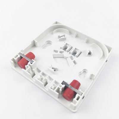 5 2 Cores FC UPC Plastic Fiber Optic Faceplate Socket Panel for Network Equipment ODN